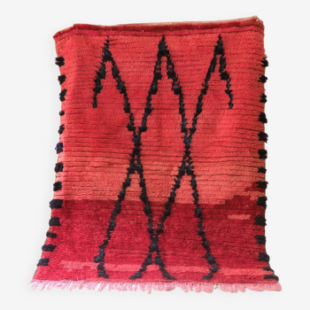 Vintage Boujaad Moroccan rug. Handmade, Pure wool. 150x115cm