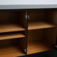 Belgian black brutalist sideboard