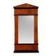 Biedermeier wall mirror with ebonised cherry veneer, South Germany, 1820