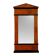 Biedermeier wall mirror with ebonised cherry veneer, South Germany, 1820