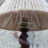 Turned wooden lamp 1950