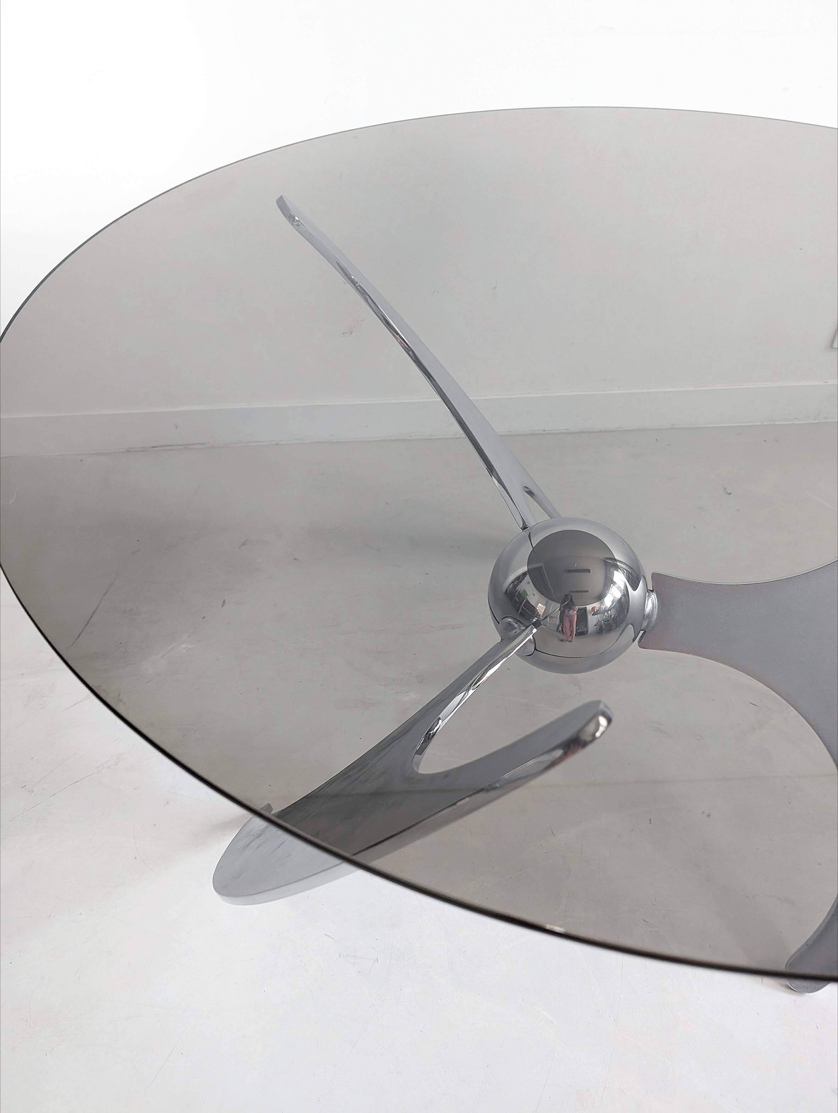 Adjustable Dining/Coffee Table by Luciano Campanini for Cama 1970s