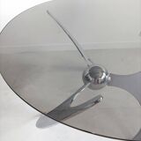 Adjustable Dining/Coffee Table by Luciano Campanini for Cama 1970s