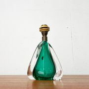 Mid-century Italian Murano glass table lamp from the 1950s.