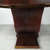 Rosewood art deco cradle table