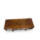 Italian burl walnut art deco console table, 1930s.