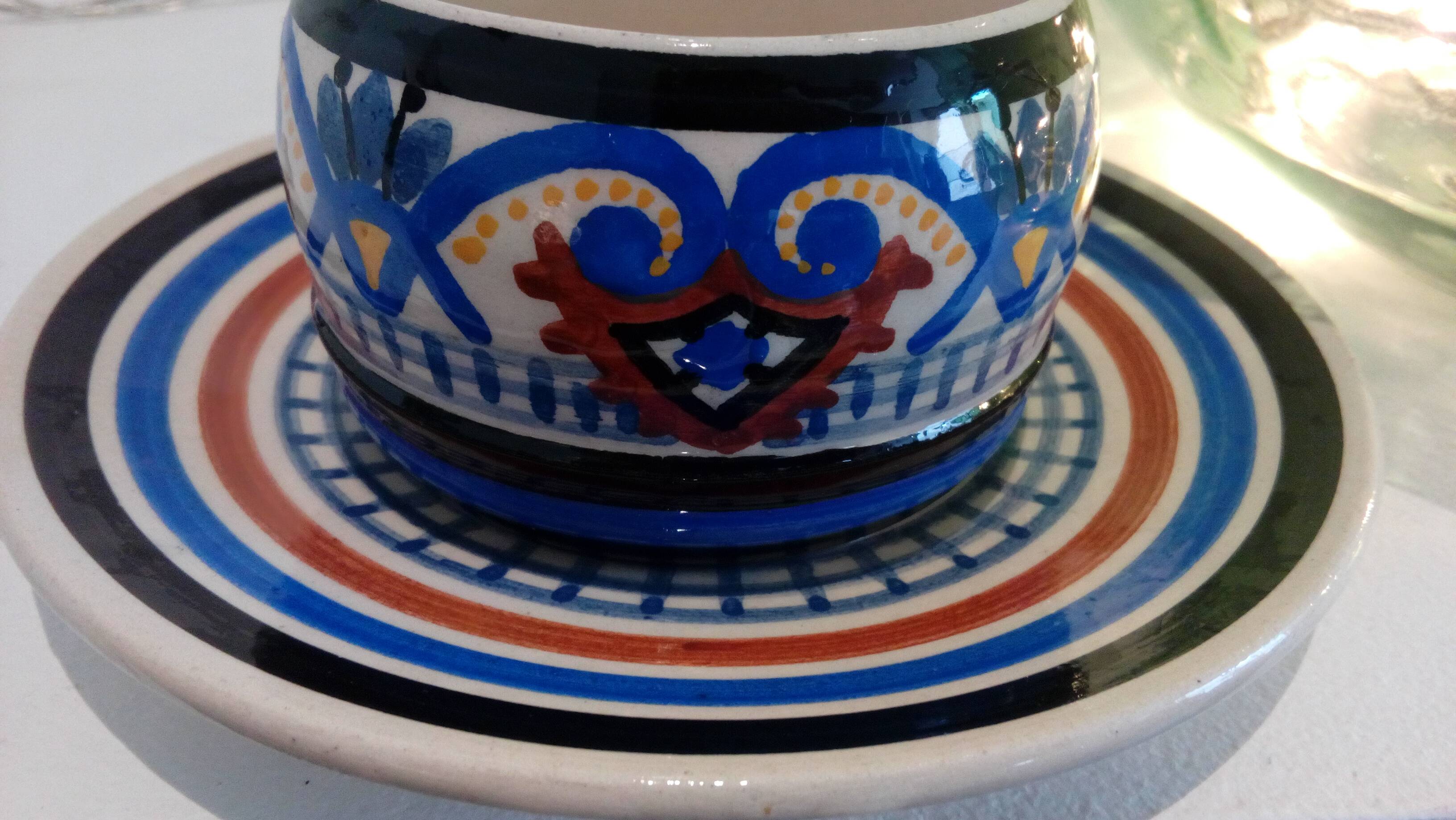 Paul Fouillen Quimper blue Cup