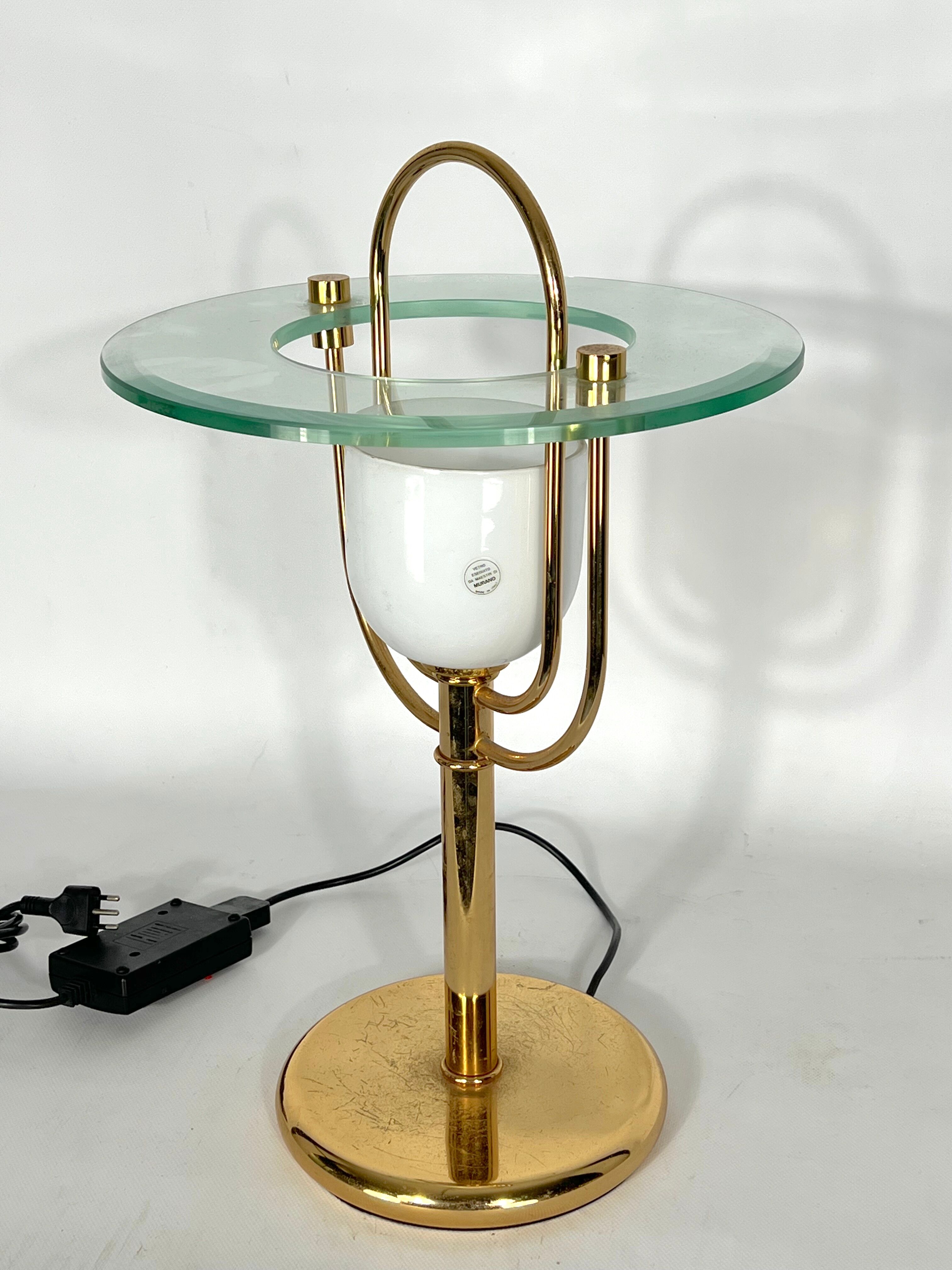Vintage Fontana Arte style table lamp from 70s