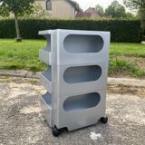 Valise à roulettes Boby B-Line de Joe Colombo édition argent