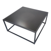 Table basse style industrielle métal 80 x 80
