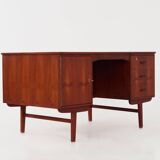 Teak desk, Danish design, 1970s, production: Denmark