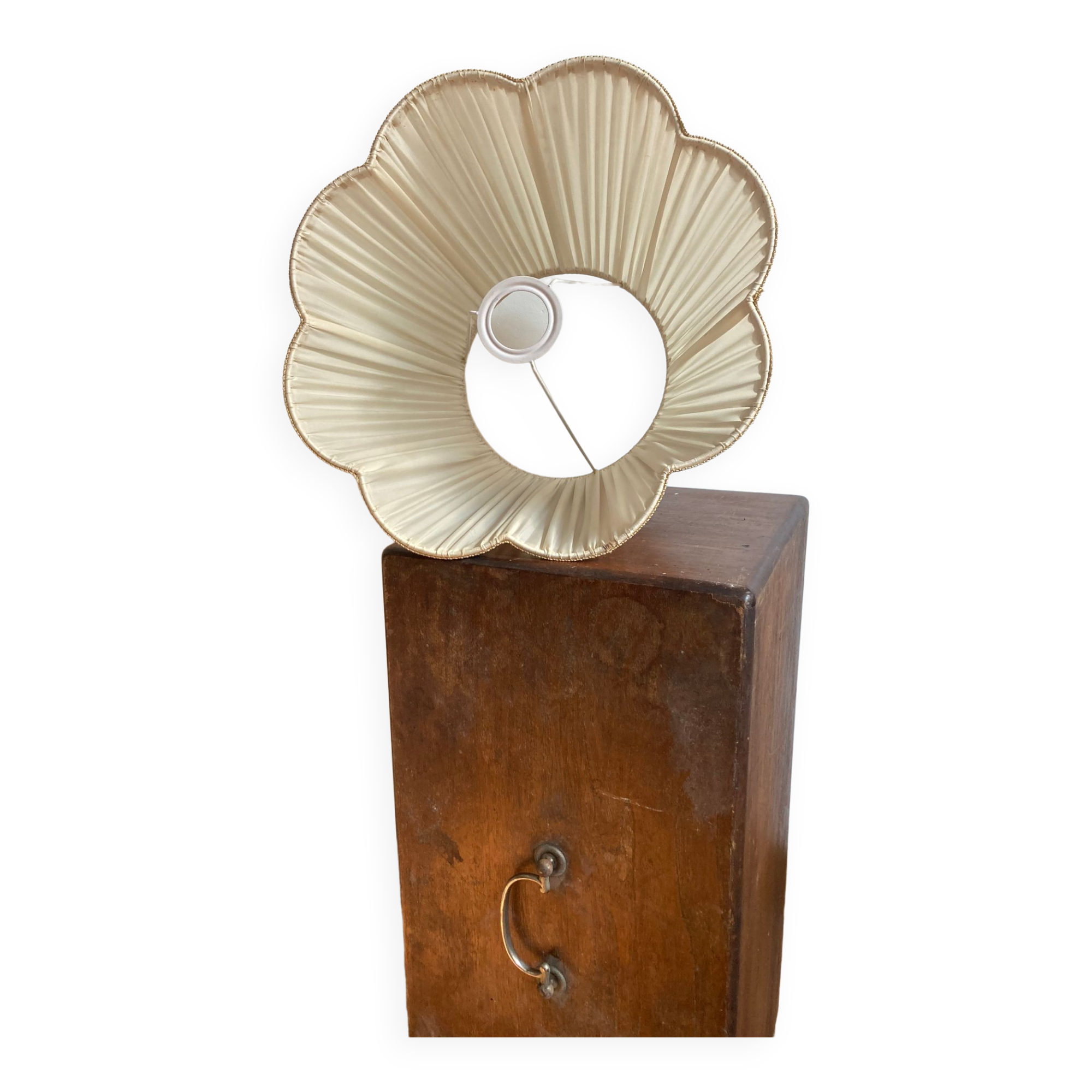 Vintage pleated lampshade