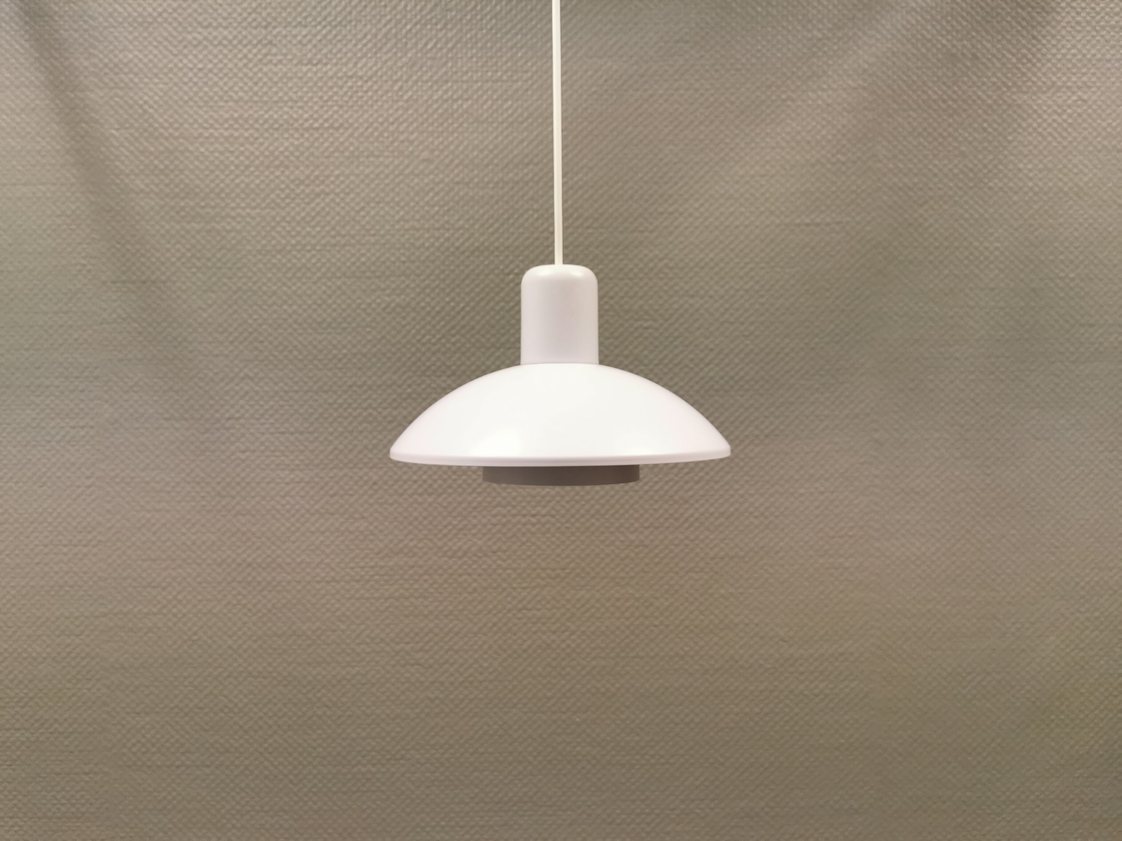 Small Danish hanging lamp, produced by ES Horn Lighting in the 1980s.