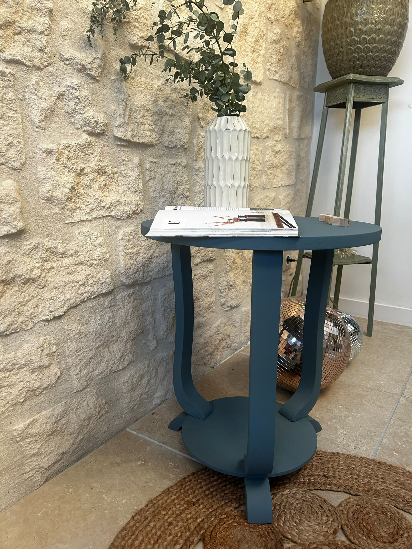 Vintage side table – Art Deco style