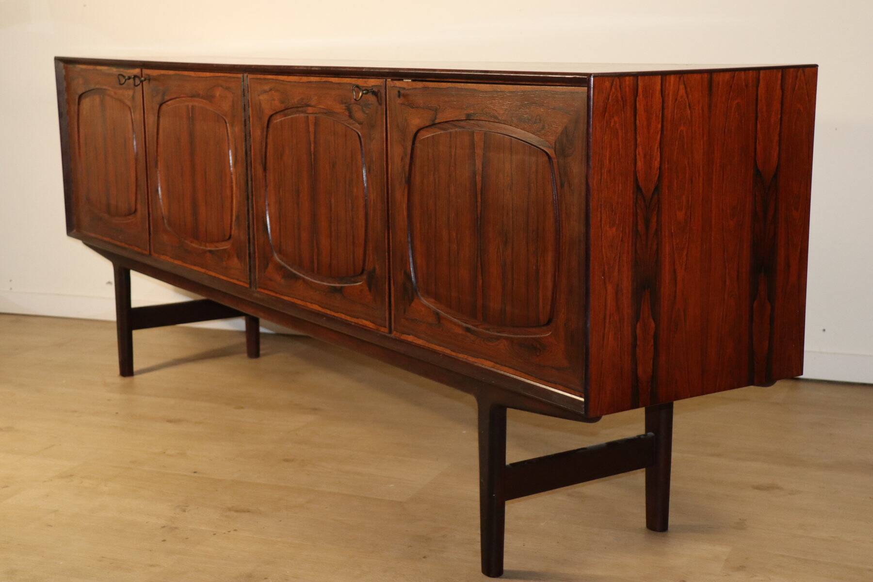 Scandinavian enfilade in rosewood by Fredrik Kayser, 1960