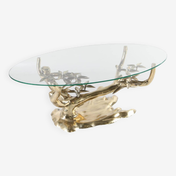 Brass “bonsai” table