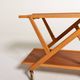 Folding Teak and Oak Trolley, Nybrofabriken