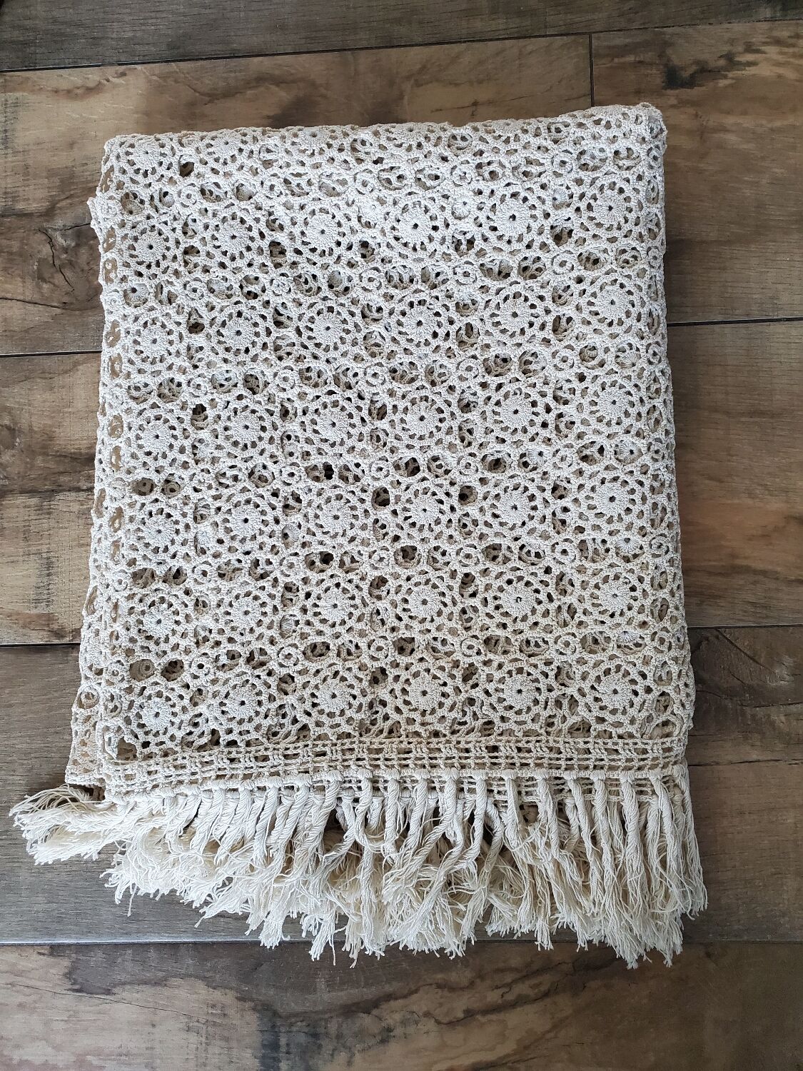 Embroidered tablecloth