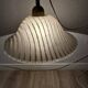 Peil & Putzler "Zebra" Glass Ceiling / Wall Lights — Pair, 1970s