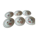 6 assietes creuses luneville-badonviller