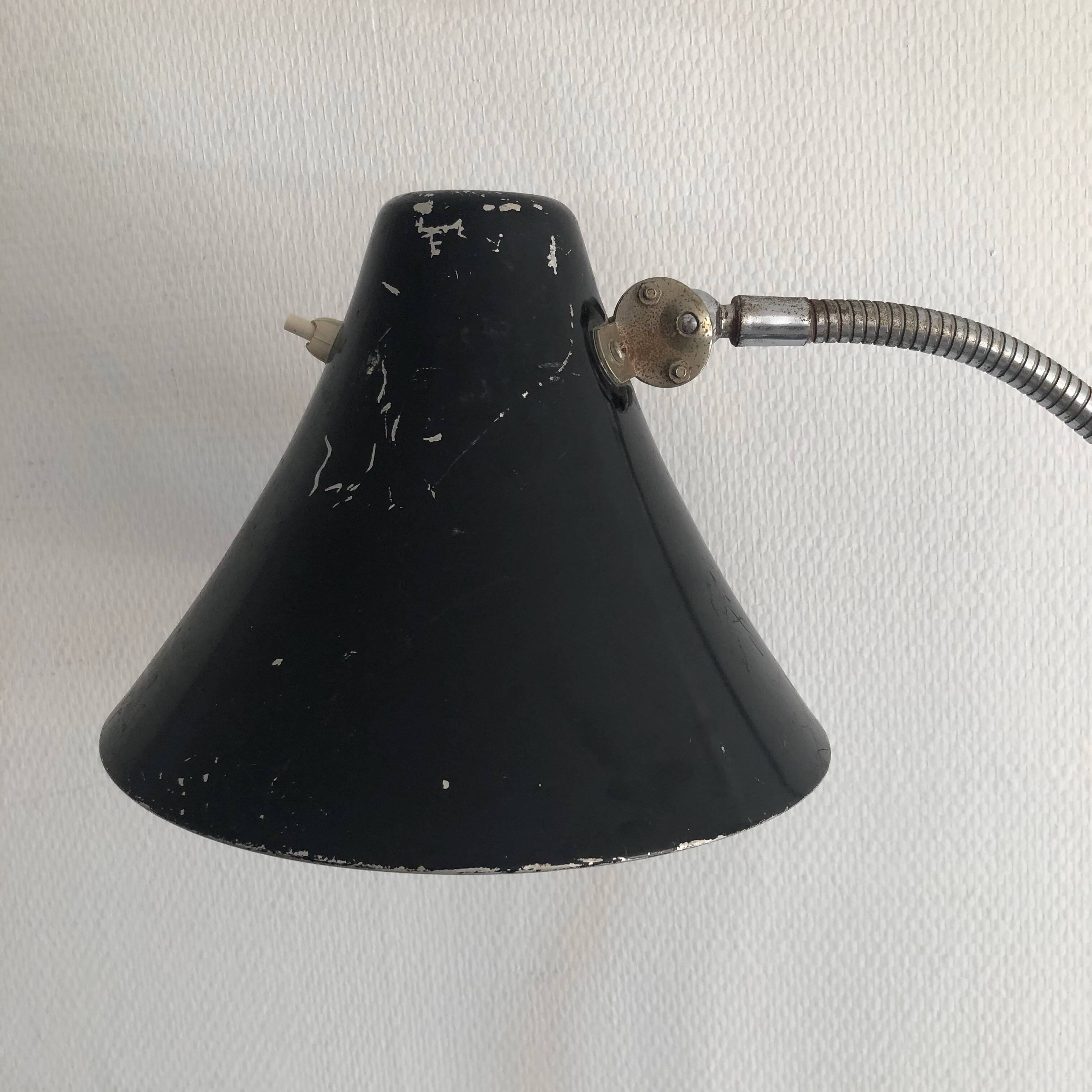 Lampe articulée industrielle, 1950