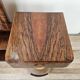 Art Decò dressing table in walnut root with mirror