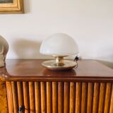 Mushroom mod. VP gold table lamp, Vittorio Balli e Romeo Ballardini, Sirrah, 1970s