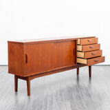 Scandinavian-style teak line, sliding door