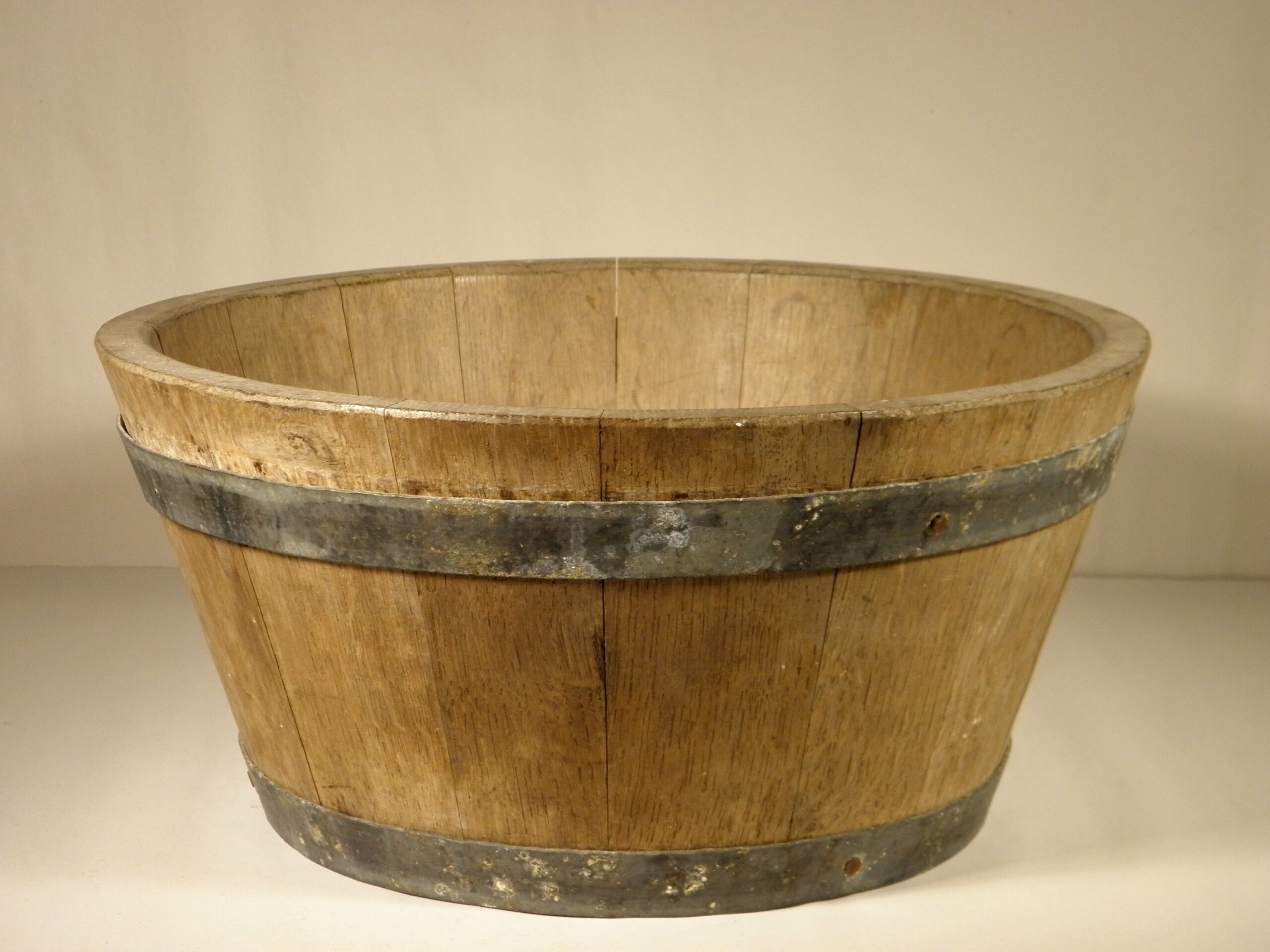 Old wooden bucket 36 cm