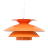 Orange Scandinavian lamp, 1970s