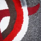 Tapis Contemporain ORA Hooked en Laine (73cm x 143cm), Édition Unique