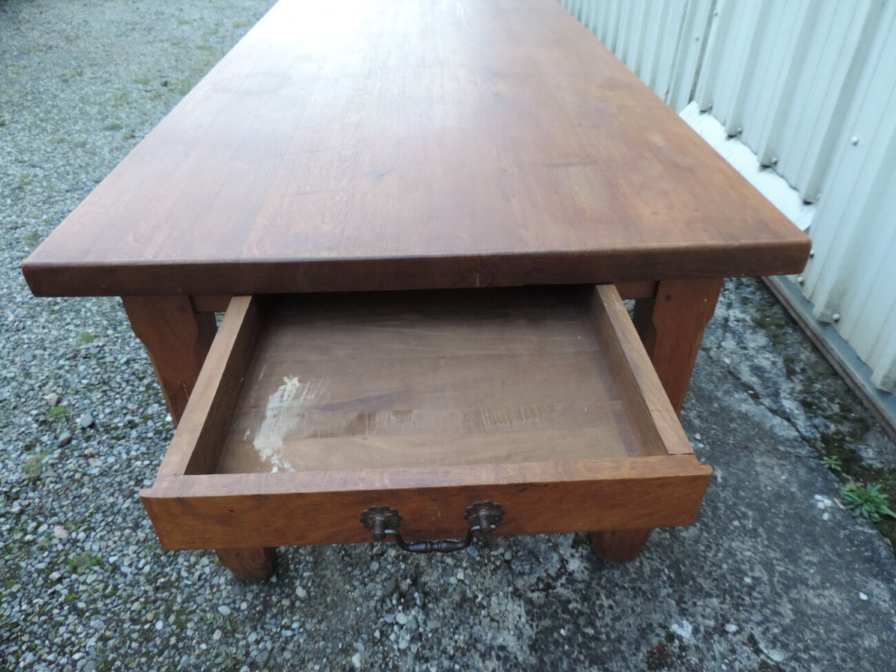 Oak farm table