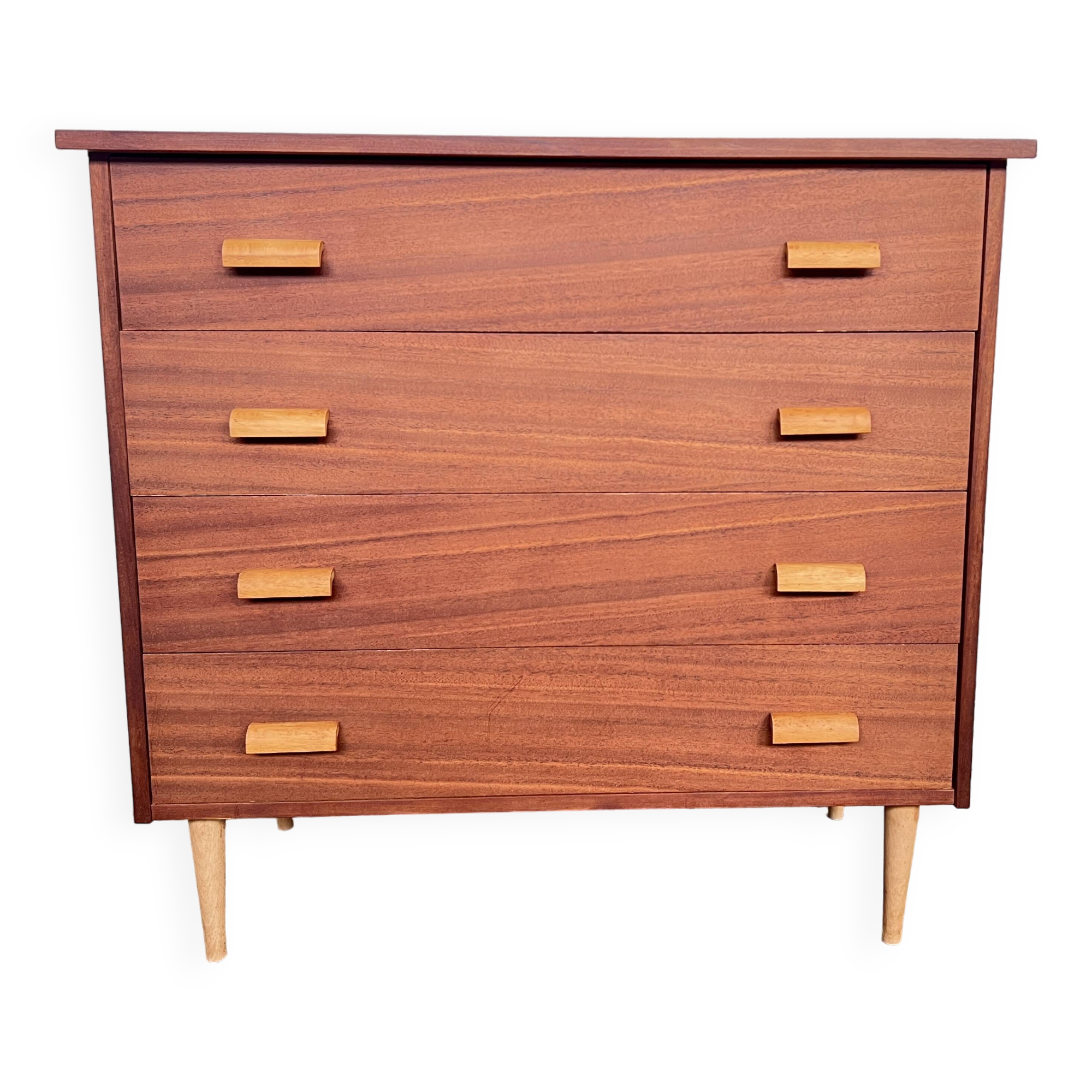 Scandinavian vintage chiffonier weekly chest of drawers