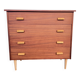 Scandinavian vintage chiffonier weekly chest of drawers