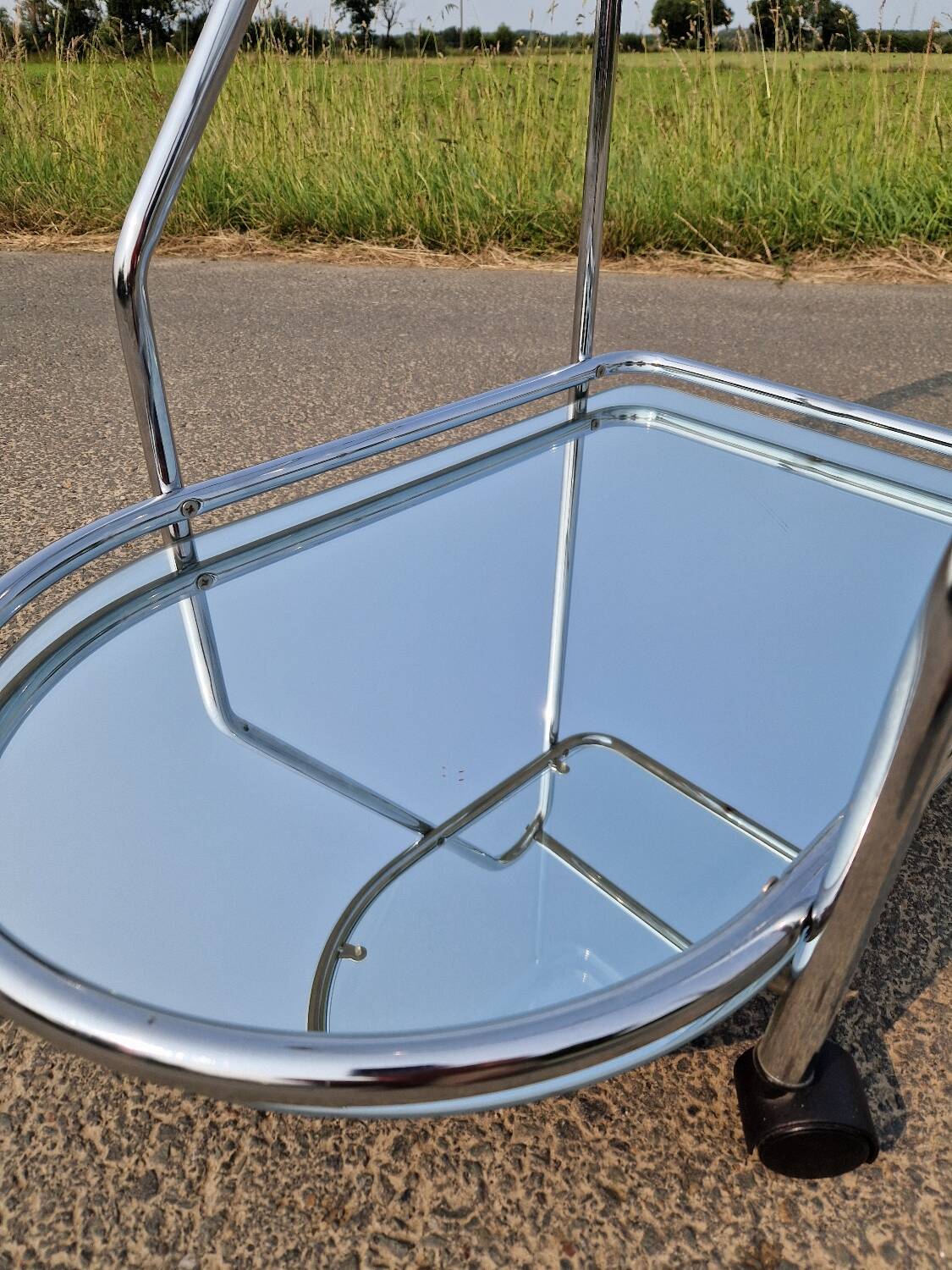 Tubular serving trolley, 1970s