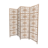 Vintage rattan screen