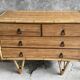 Bamboo and rattan chest of drawers - vintage 1960s