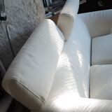 canapé blanc écru Cina