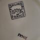 Set of 6 flat yellow plates porcelain from Salins model Tivoli