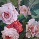 Painting bouquet of roses