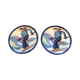 Pair of plates HB Quimper Odetta