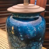 Jean-Noël Bouillet painted table lamp