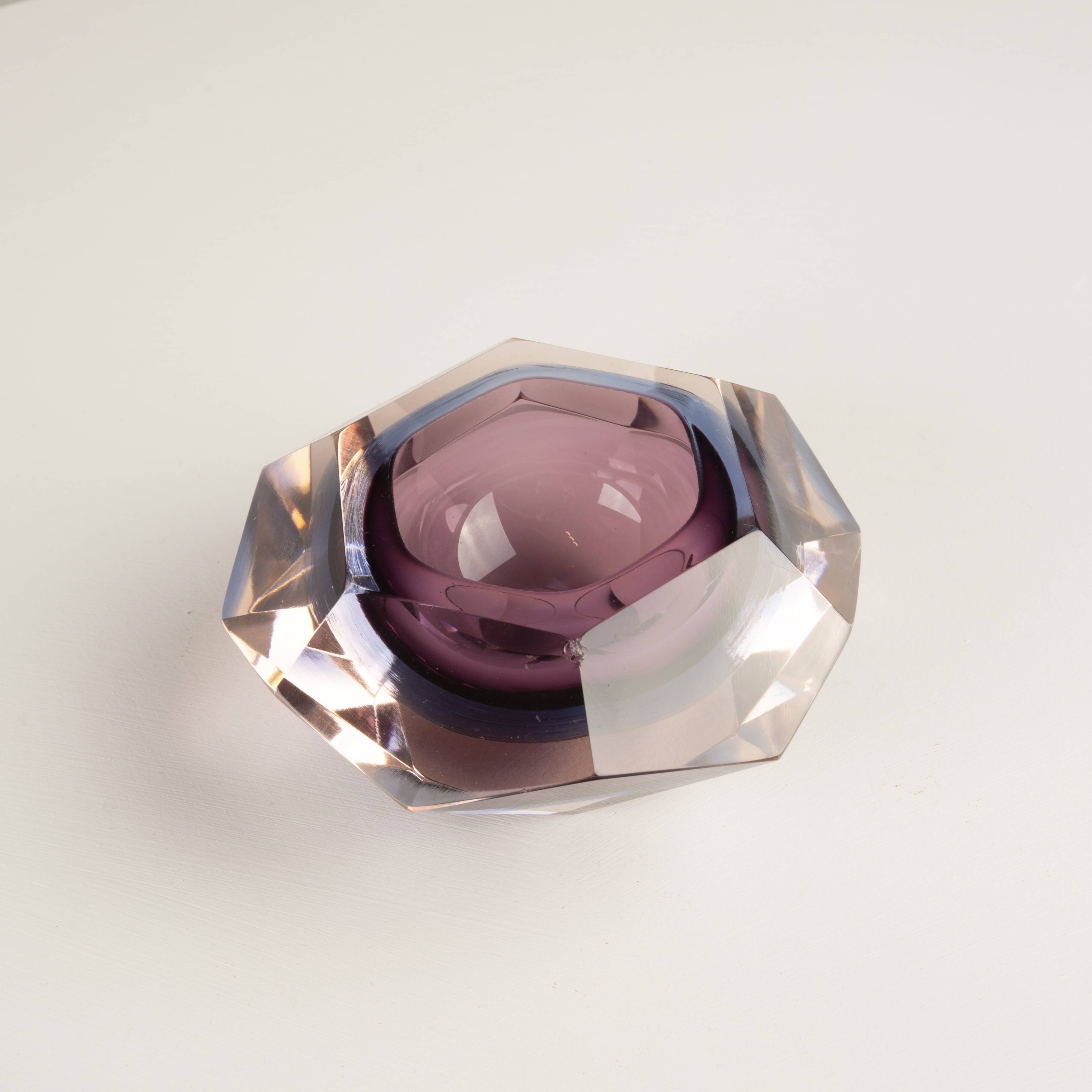 Sculptural ashtray attributed to Flavio Poli for Seguso Vetri d’Arte 1970