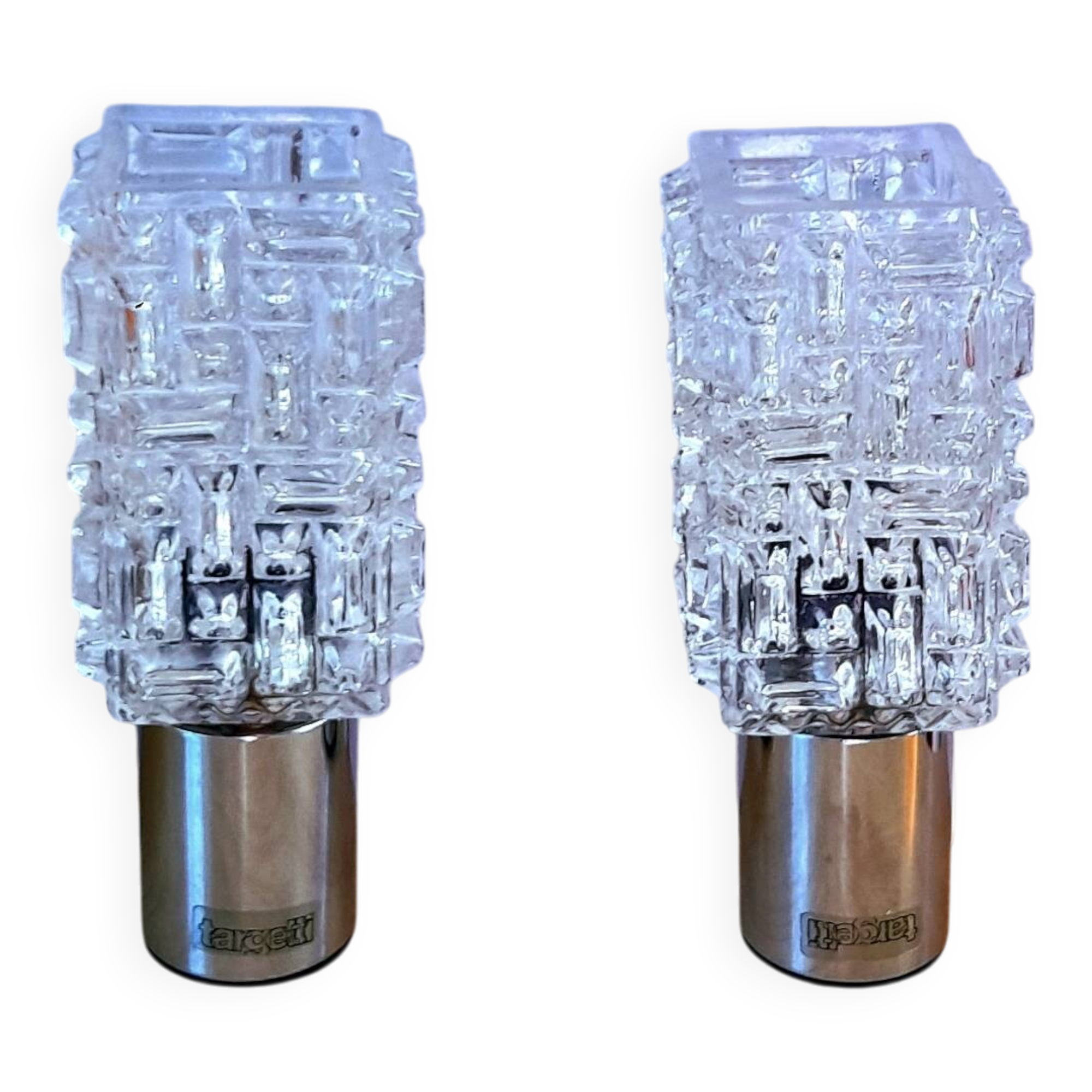 Pair of Targetti wall lights 1970