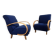Chaises longues de Jindrich Halabala, années 1940, ensemble de 2