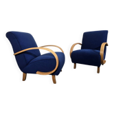 Lounge Chairs from Jindrich Halabala, 1940s, Set of 2