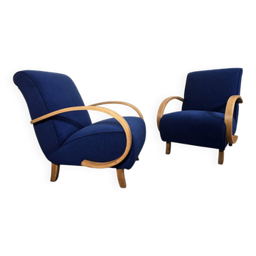 Lounge Chairs from Jindrich Halabala, 1940s, Set of 2