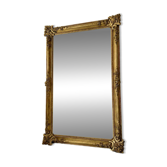 Antique gilded mirror from the 19th century