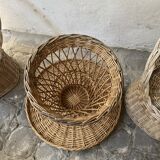 Rattan garden furniture / winter garden / 4 pieces