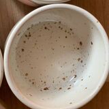 Six Salins stoneware coffee cups 1970